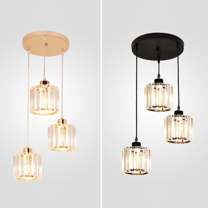 Luci a trazione della geometria a sospensione Crystal 3 Crystal 3 Freeputure appese