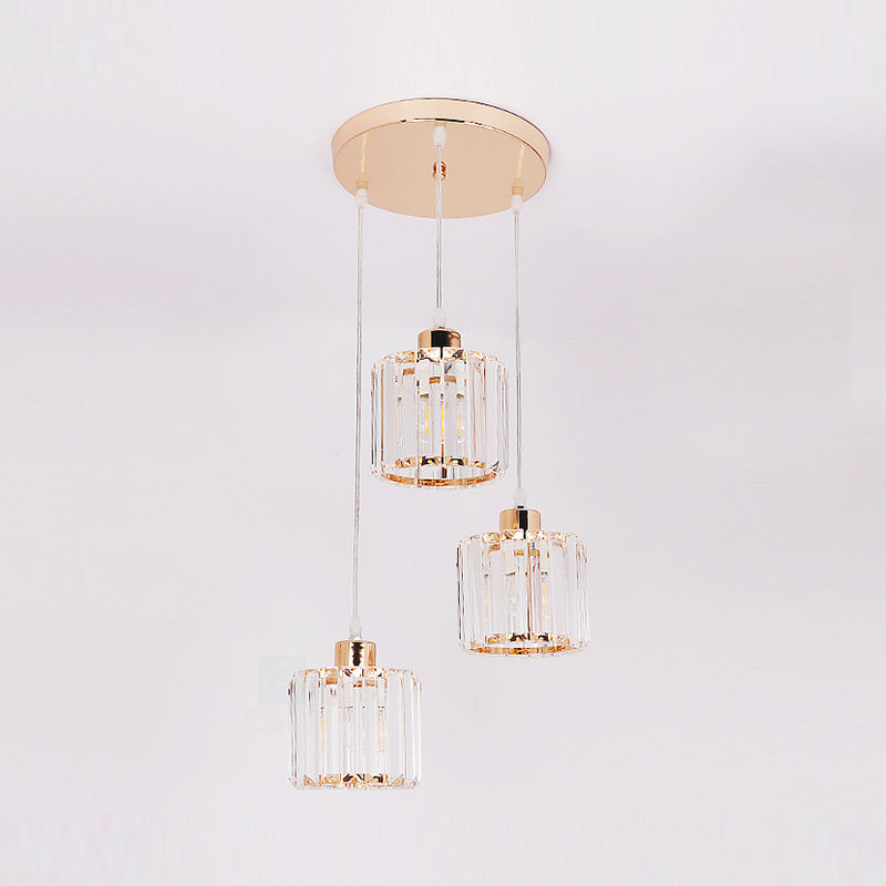 Luci a trazione della geometria a sospensione Crystal 3 Crystal 3 Freeputure appese