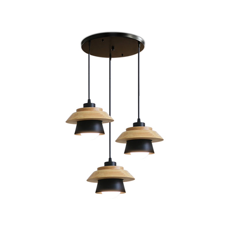 Modern Style Geometric Down Lighting Metal Multi Lights Hanging Ceiling Lights