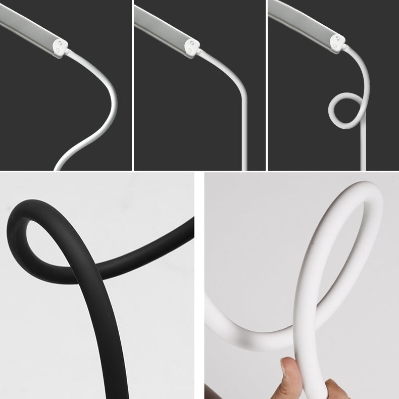 Moderne lineaire vloerlamp metaal 65 "hoog verstelbaar vloerlicht voor woonkamer