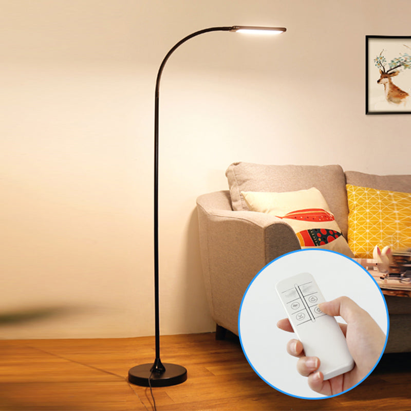 Moderne lineaire vloerlamp metaal 65 "hoog verstelbaar vloerlicht voor woonkamer