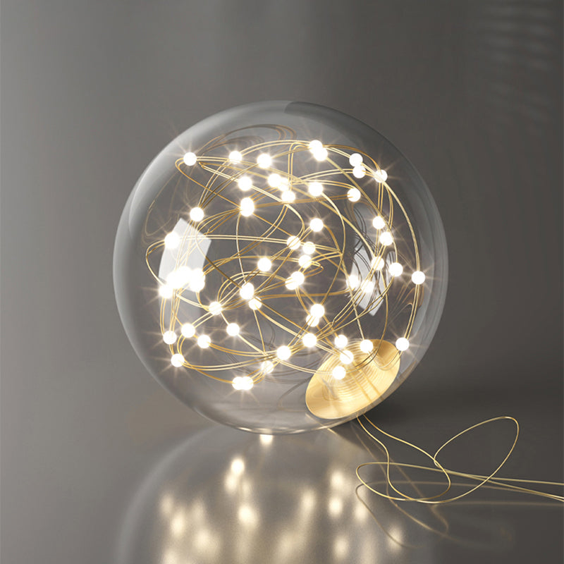 Kids Style Spherical Ceiling Fan Lights Metal LED Flush Lights for Bedroom