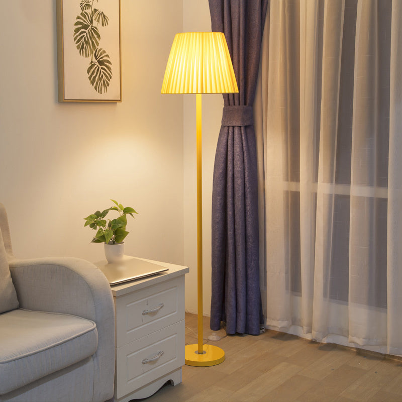 Geometric Shape Metal Floor Light Modern Style Single Light Floor Light Fixtures