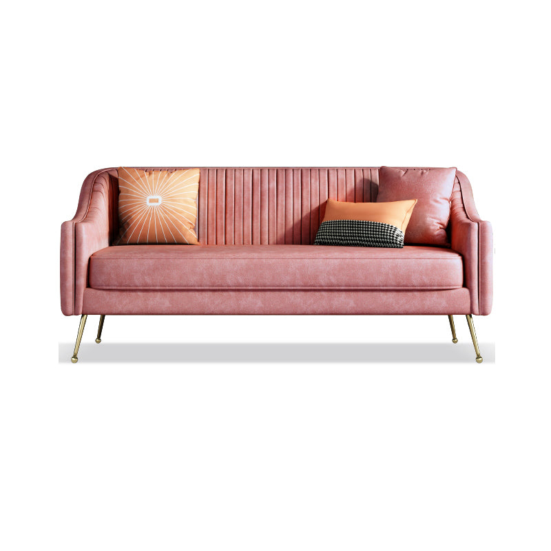 Faux Leder modernes Sofa 31 "W Habed Armsofa für Wohnzimmer
