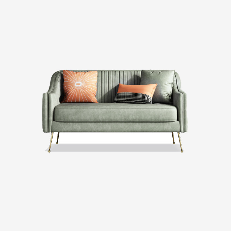Faux Leder modernes Sofa 31 "W Habed Armsofa für Wohnzimmer