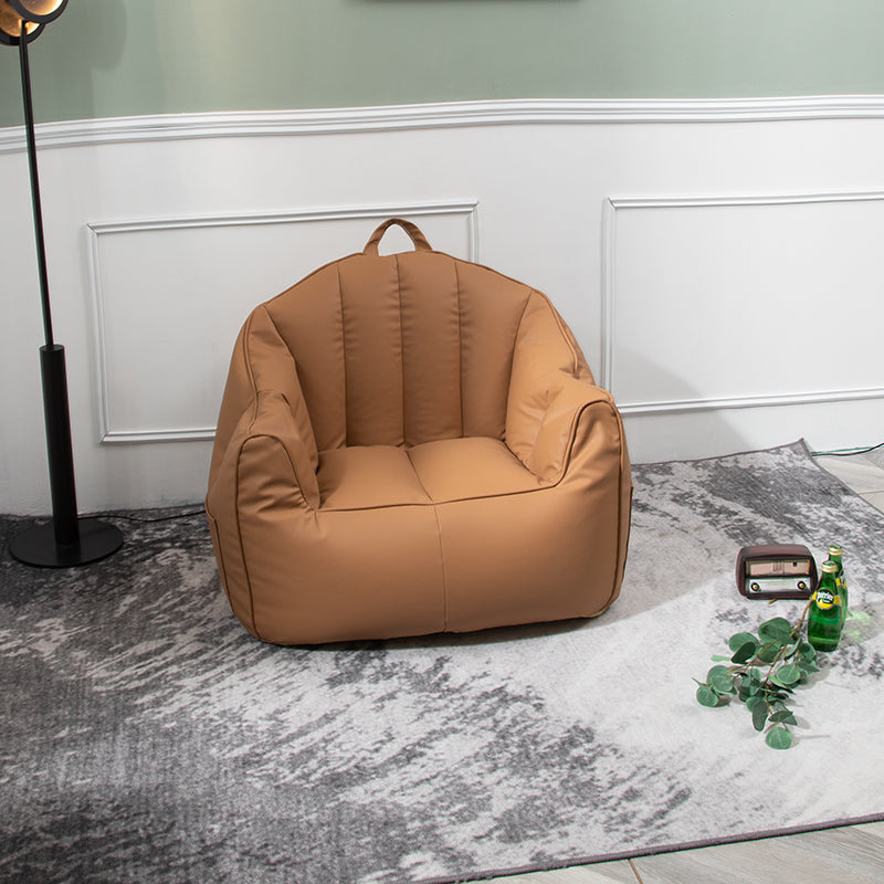 Sofá de almohada de almohada de cuero de piel sintética contemporánea Sofá de almohada cosida para apartamento para apartamento