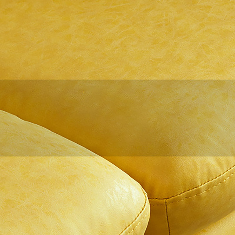Tuxedo Arm Sofa Nordic 30.31" D x 25.2" H Faux Leather Seating