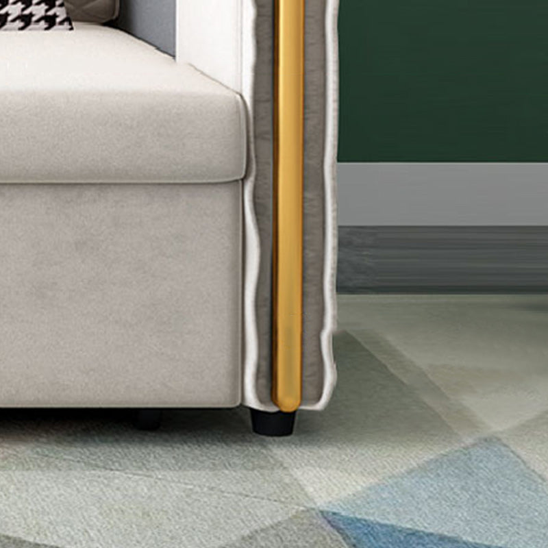 Reclining Square Arm Loveseat Modern Tight Back Bed Sofa Couch