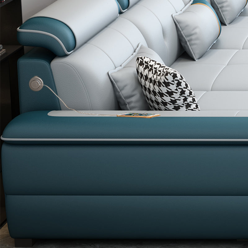 158.26" D x 70.86" W x 31.49" H Sectionals with Adjustable Bolster Pillows for Living Room