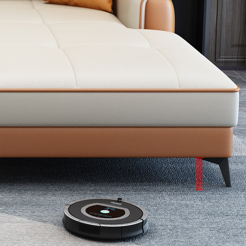 Quadratarm Kissen Rücken entfernbarer Kissen 4-Sitz-L-Form-Sofa