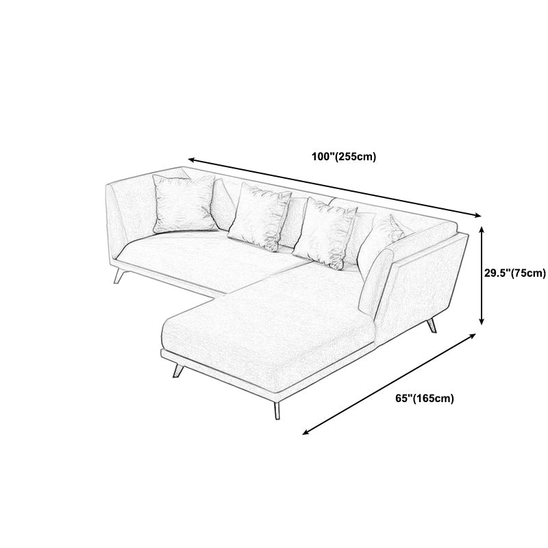 Modern Faux Leather Flared Arm Sofa and Sectional for Living Room and Bedroom