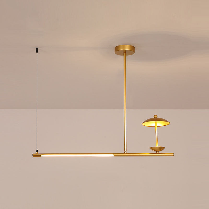 Postmoderne LED -Inselbeleuchtungsschirme -Form -Aluminiumhänge -Leuchte