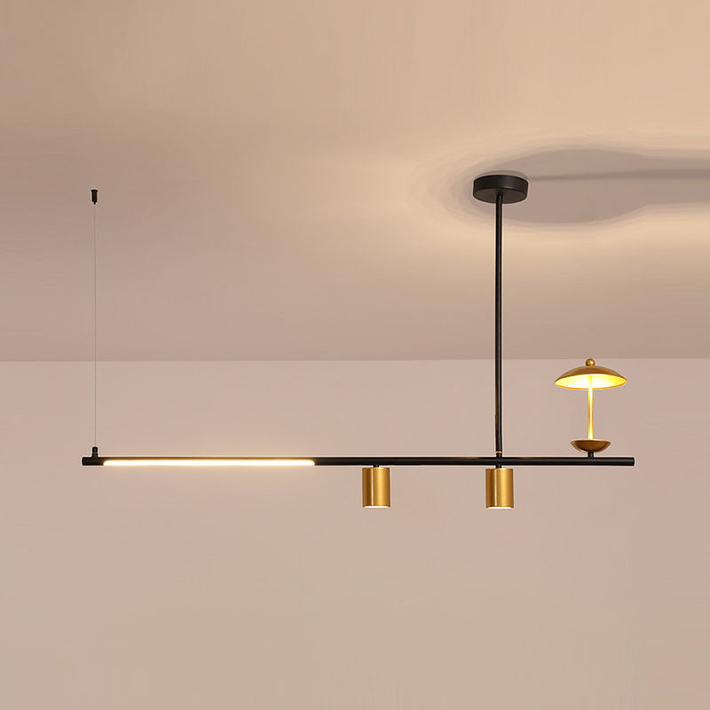 Postmoderne LED -Inselbeleuchtungsschirme -Form -Aluminiumhänge -Leuchte