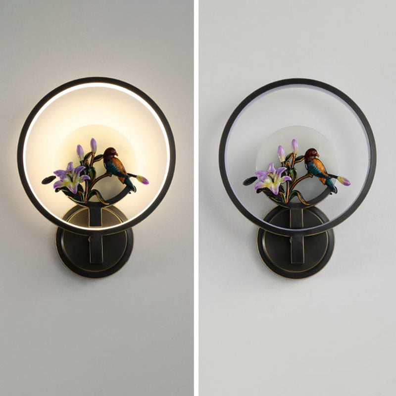 Jade Wall Sconce Modern Style Simple Stone Wall Mount Lamp for Living Room