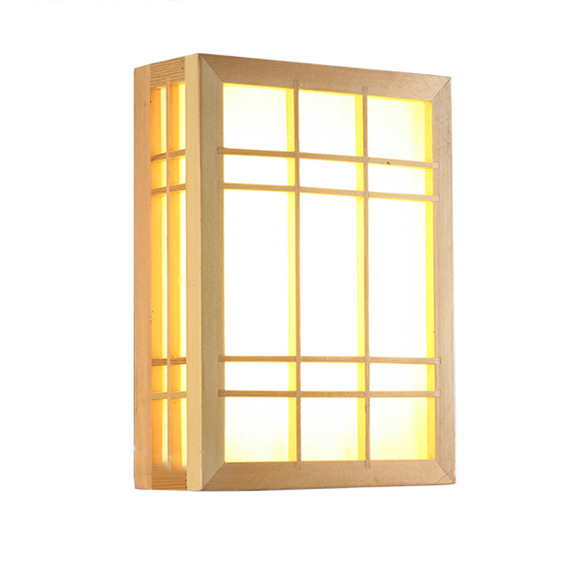 Géométrie murale murale en bois Forme de géométrie moderne LED Mur de la LED Lumière pour le salon