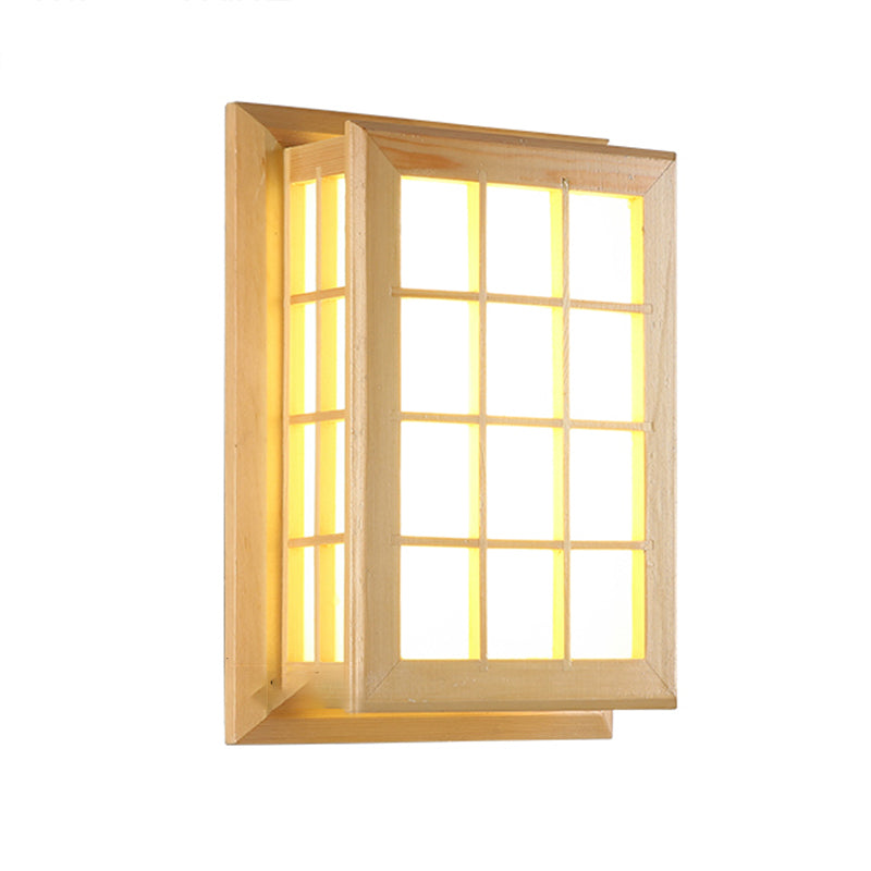 Géométrie murale murale en bois Forme de géométrie moderne LED Mur de la LED Lumière pour le salon