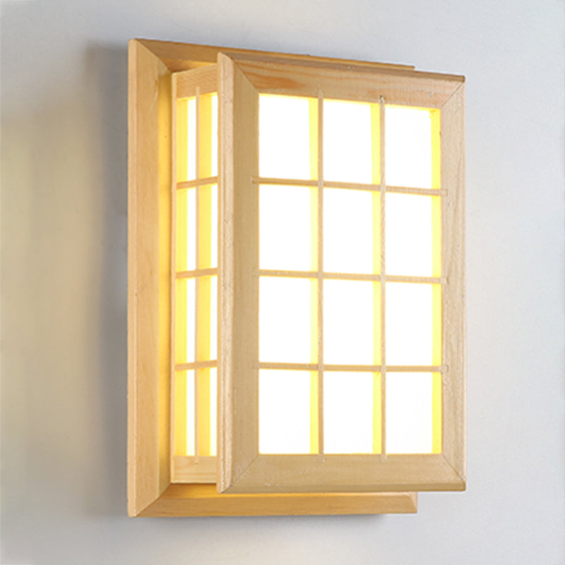 Géométrie murale murale en bois Forme de géométrie moderne LED Mur de la LED Lumière pour le salon