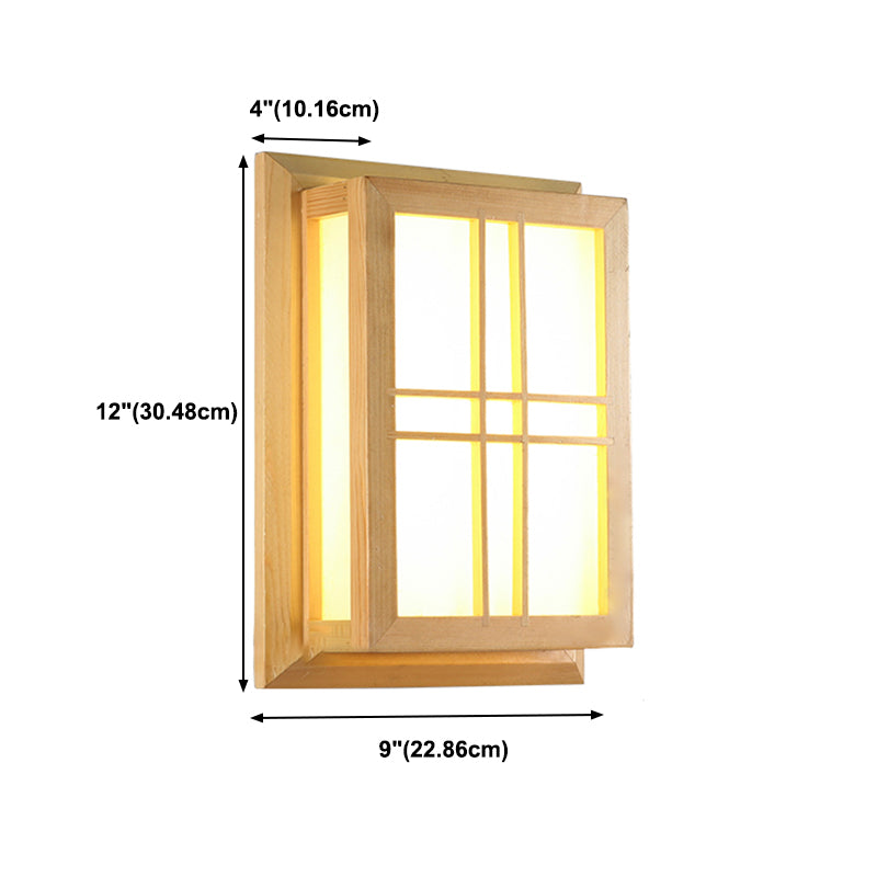 Géométrie murale murale en bois Forme de géométrie moderne LED Mur de la LED Lumière pour le salon