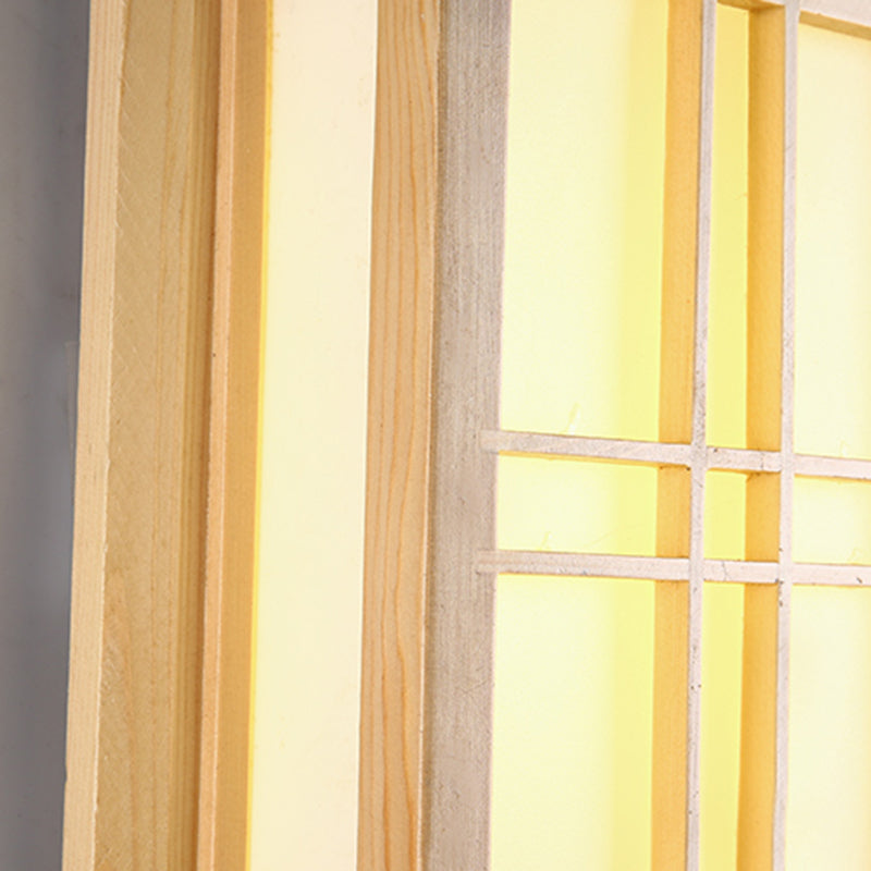 Géométrie murale murale en bois Forme de géométrie moderne LED Mur de la LED Lumière pour le salon