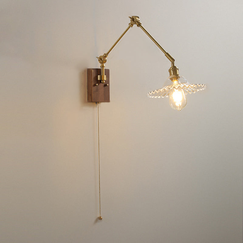 Retractable Arm Wall Sconce Modern Style Simple Wall Mount Lamp for Living Room