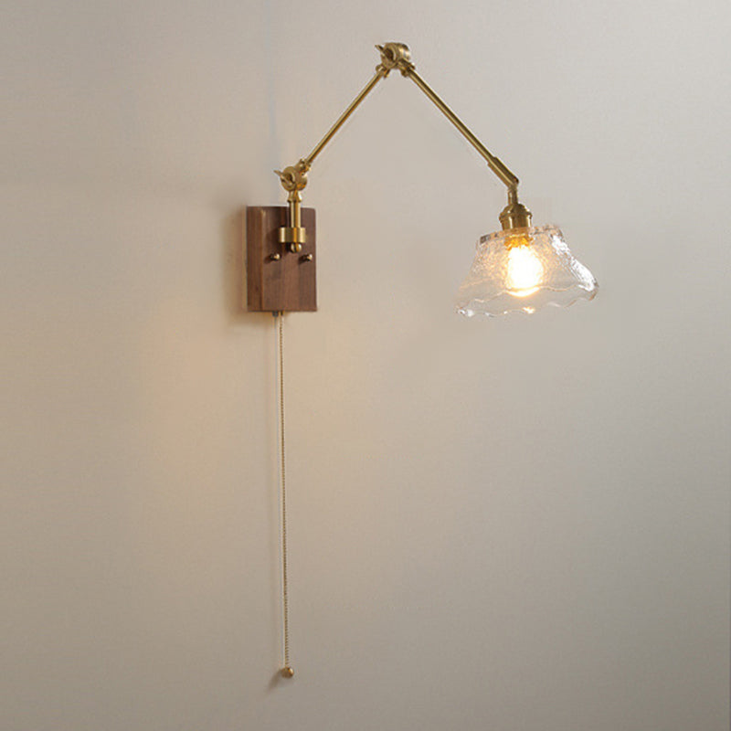 Retractable Arm Wall Sconce Modern Style Simple Wall Mount Lamp for Living Room