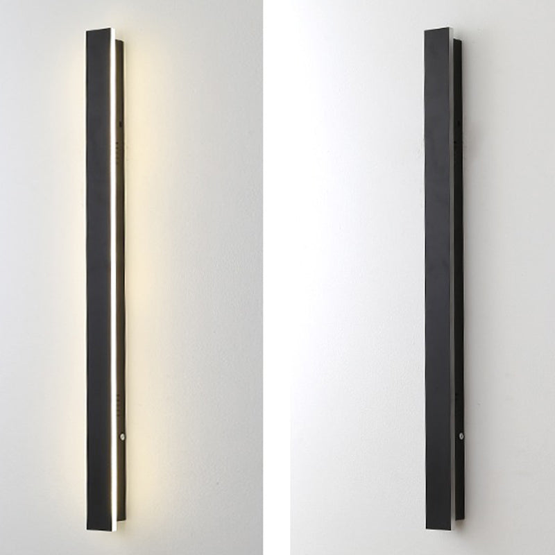 Streifenformwand montieren leichte moderne LED -Wandleuchten mit Acrylschatten für Schlafzimmer