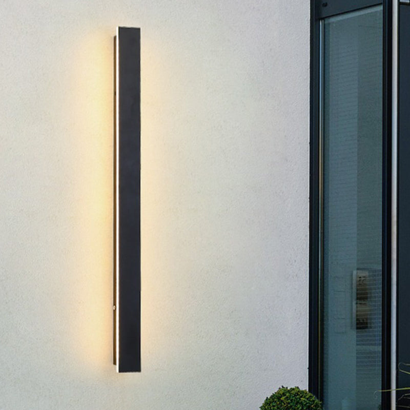 Streifenformwand montieren leichte moderne LED -Wandleuchten mit Acrylschatten für Schlafzimmer