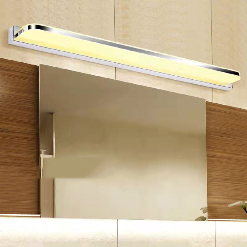Luz de tocador LED moderno Simple Long Forma de forma frontal de forma frontal para el baño