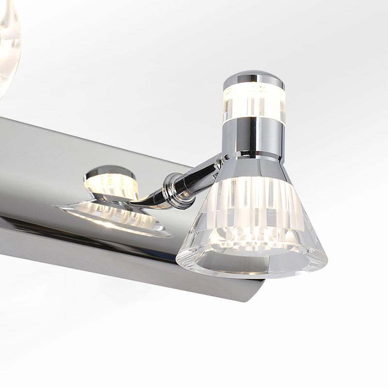 Lámpara de tocador LED de tocador LED de acero de acero de acero de acero de acero de acero de acero de acero de acero de acero de acero inoxidable