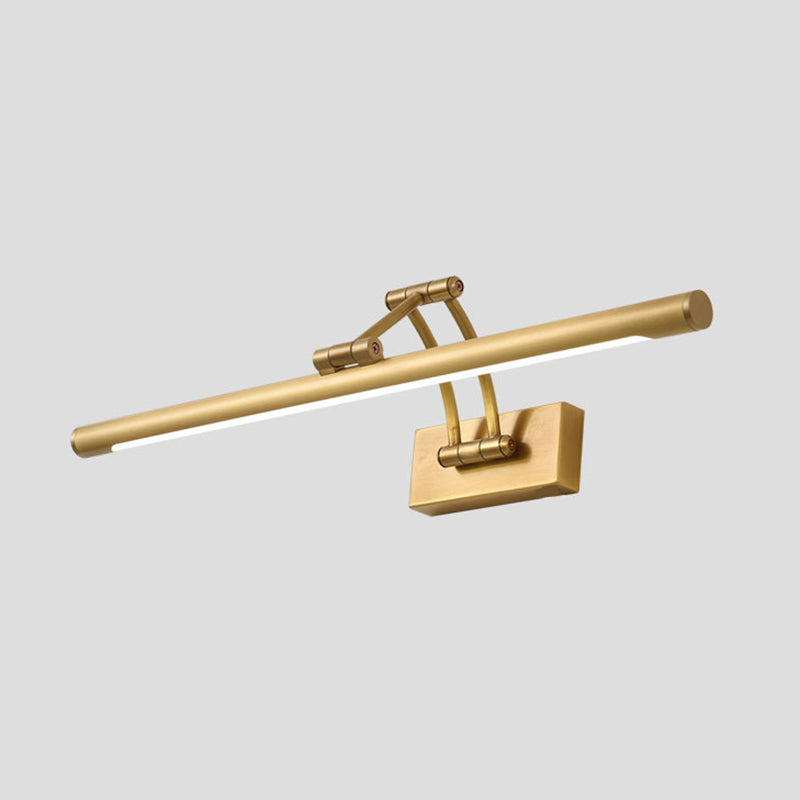 American Brass Vanity Light Straight LED Adjustable Mirror Light for Bathroom