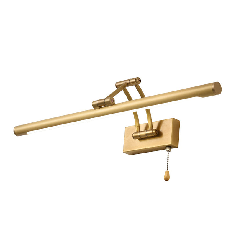American Brass Vanity Light Straight LED Adjustable Mirror Light for Bathroom