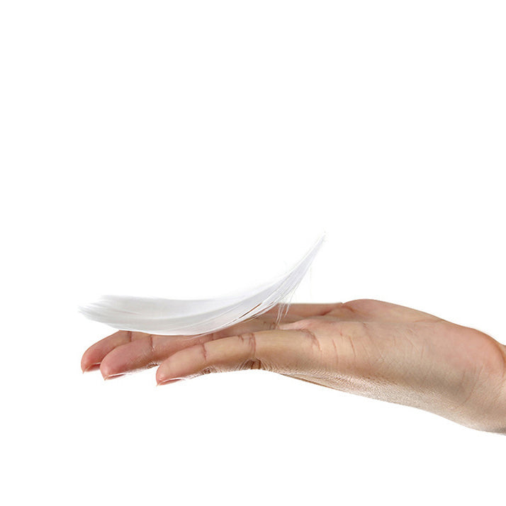 Modern Circular Chandelier Lights Feather Chandelier Light Fixture in White