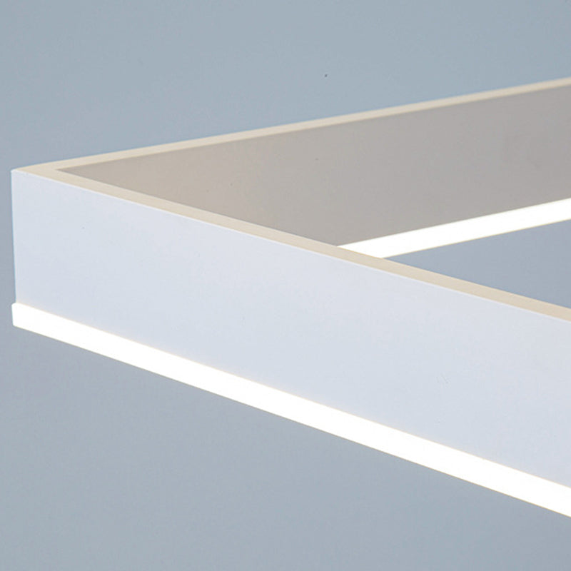 Posto de lámpara LED de aluminio en capas moderna para sala de estar para sala de estar