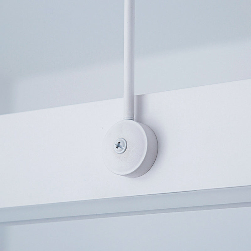 Posto de lámpara LED de aluminio en capas moderna para sala de estar para sala de estar