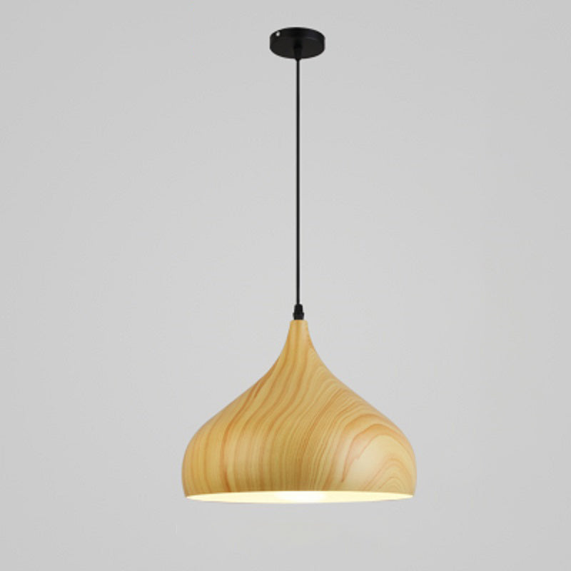 Lampada a soffitto in alluminio in alluminio in stile Nordico Lampadina a sospensione con sfumatura in metallo per barra