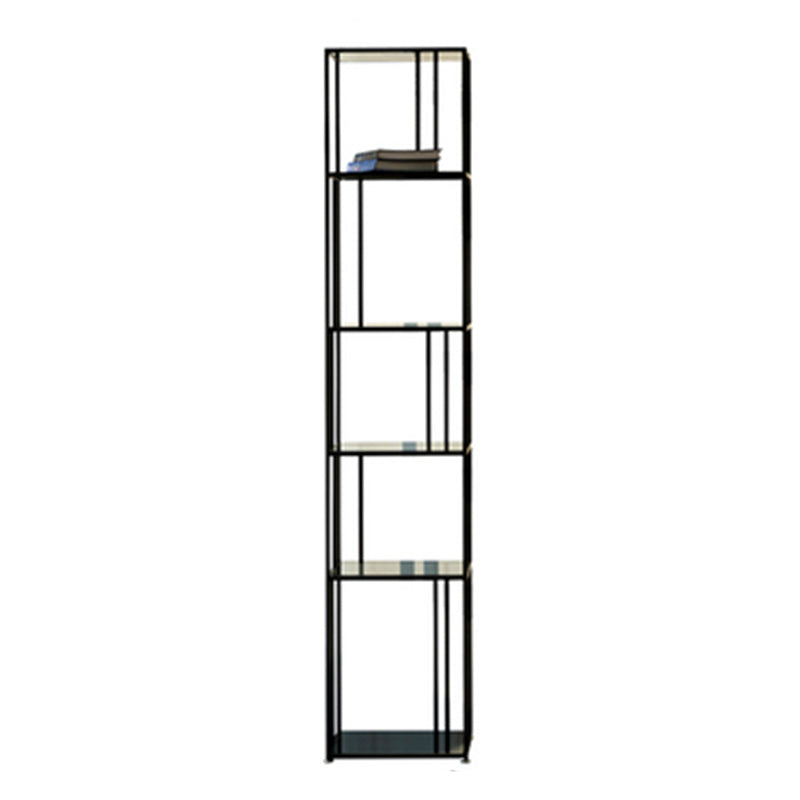 Libreria etagere aperta verticale industriale Shelf di vetro scaffale in vetro
