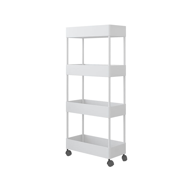 Libreria etagere scandinavo scaffale in metallo scaffale in plastica scaffale con ruote d'incantatore