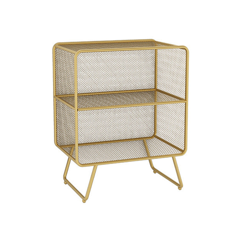 Libreria di libreria di lusso in metallo in stile libreria chiusa per ufficio e sala da studio