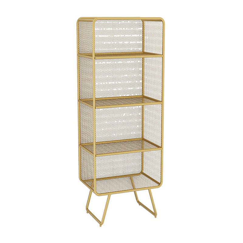 Libreria di libreria di lusso in metallo in stile libreria chiusa per ufficio e sala da studio