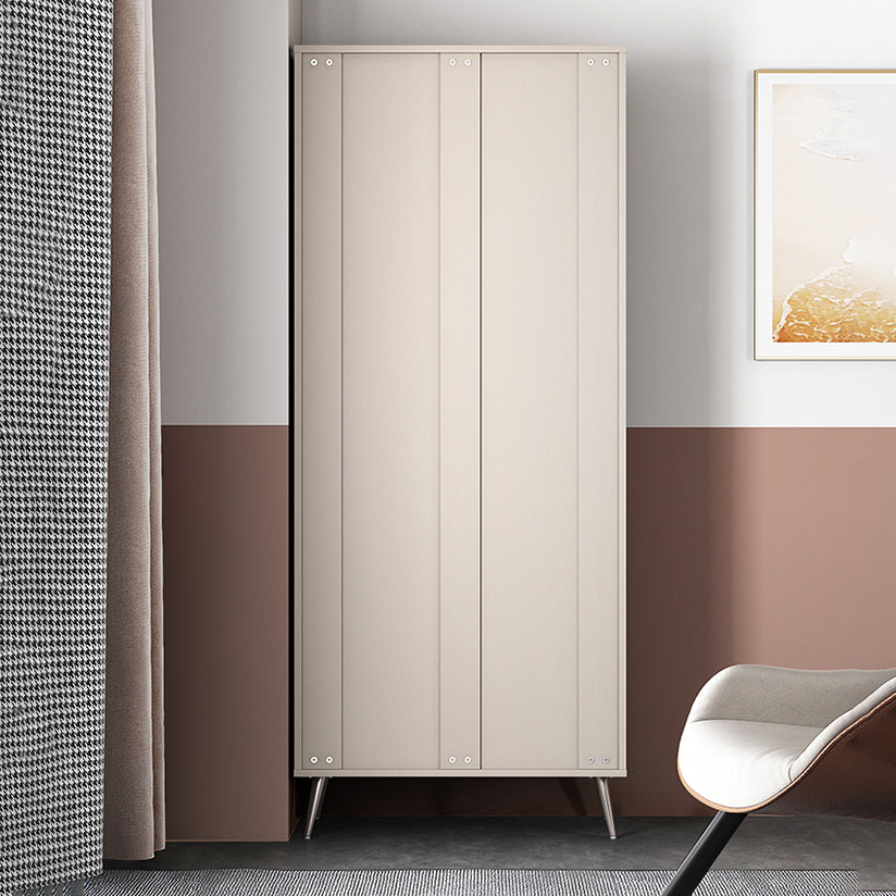 Libreria verticale standard glam in legno fabbricato con porte di vetro