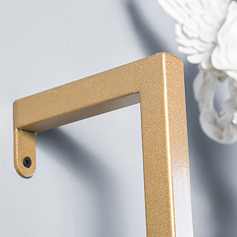 Industrial Wall Unit Bookshelf Metal Frame Solid Wood Shelf Bookshelf