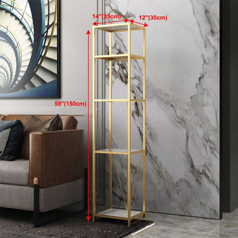 Libreria etagere aperta verticale industriale telaio in ferro -scaffale in legno fabbricato scaffale