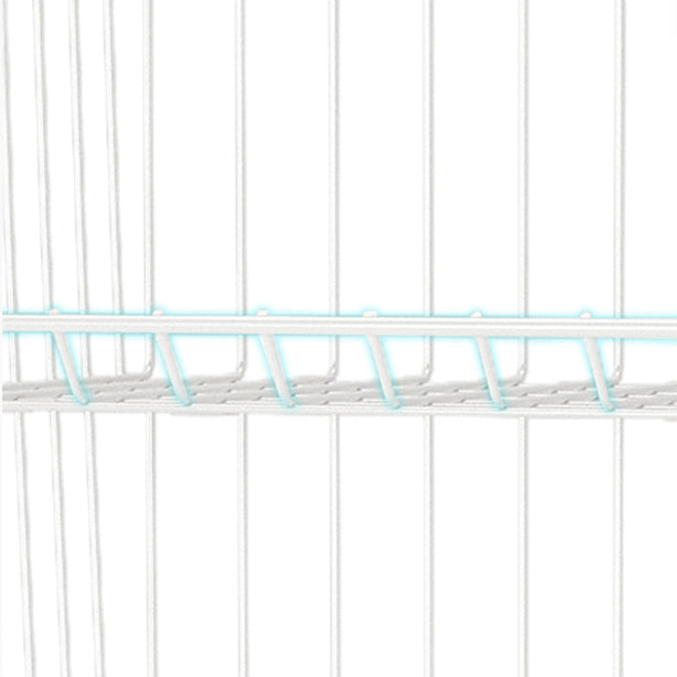 Black and White Industrial Bookshelf Iron Bookshelf with Caster Wheels