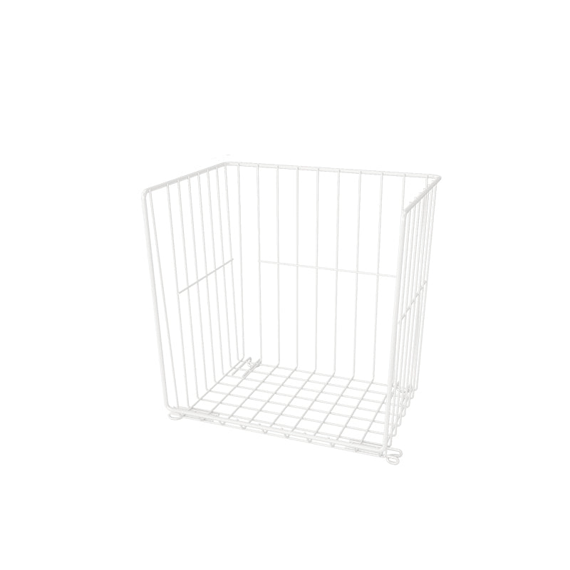 Black and White Industrial Bookshelf Iron Bookshelf with Caster Wheels