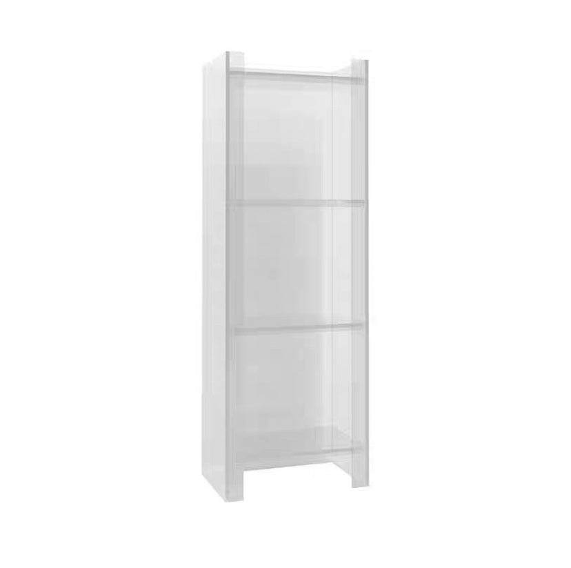 9.84"W Bookshelf Acrylic Glam Style Closed Back Bookcase for Office and Study Room