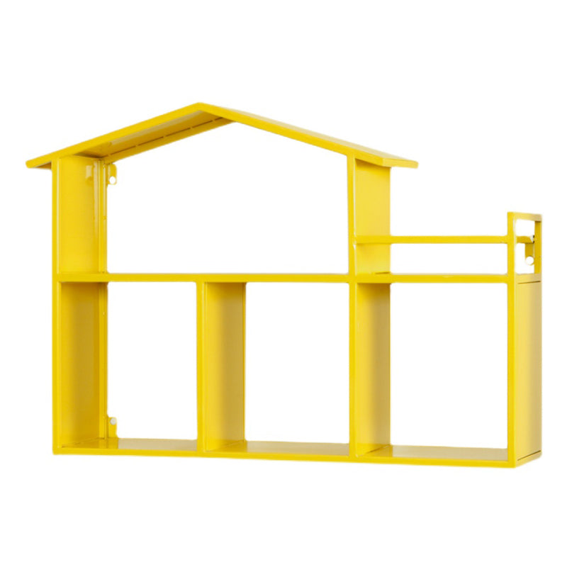 Libreria montata a parete di ferro scandinavo libreria orizzontale, 31,5 "l x 7,9" w x 21,7 "h