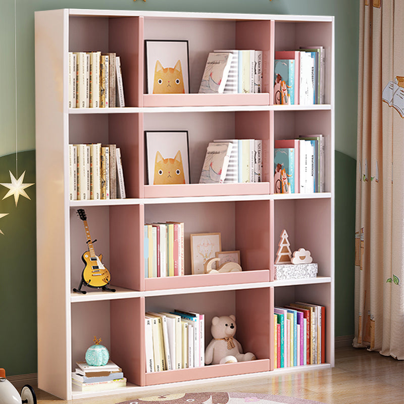 Libreria in stile scandinavo in legno solido libreria chiusa per l'home office