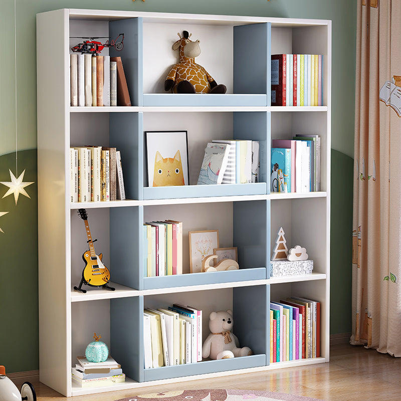Libreria in stile scandinavo in legno solido libreria chiusa per l'home office