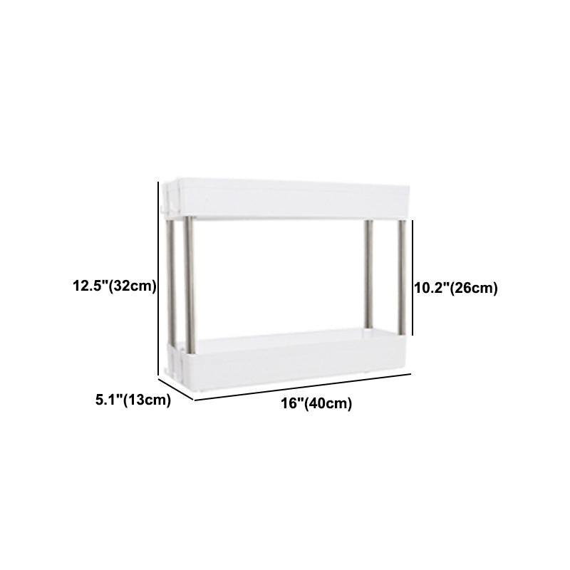 Plastik Bücherregal Weiß offenes Regal Bücherregal für das Büro für den Heimstudium