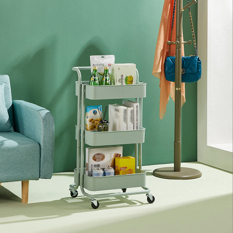 Stahl zeitgenössischer vertikaler Bücherregal mit Caster Wheels Bücherregal, 17,7 "L x 15" W x 32,3 "H